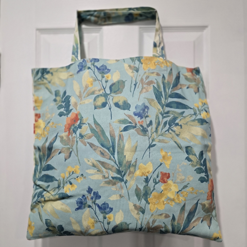 Shopping bag floraltote Handmade